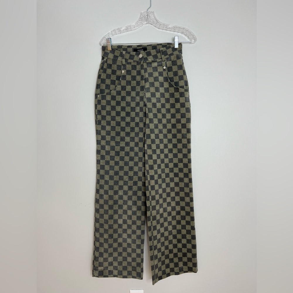 New Checkered corduroys pants size M (no tag)